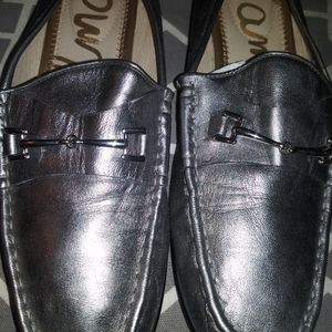 Silver Sam Edelman loafers